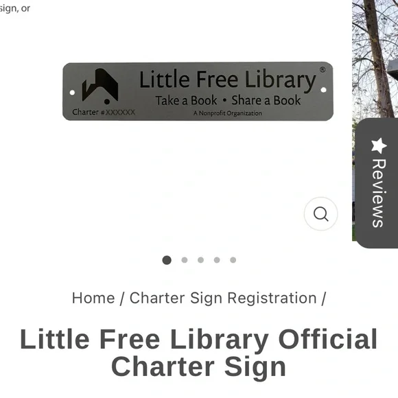 Little Free Library charter signs Bundle LOT - Picture 5 of 8
